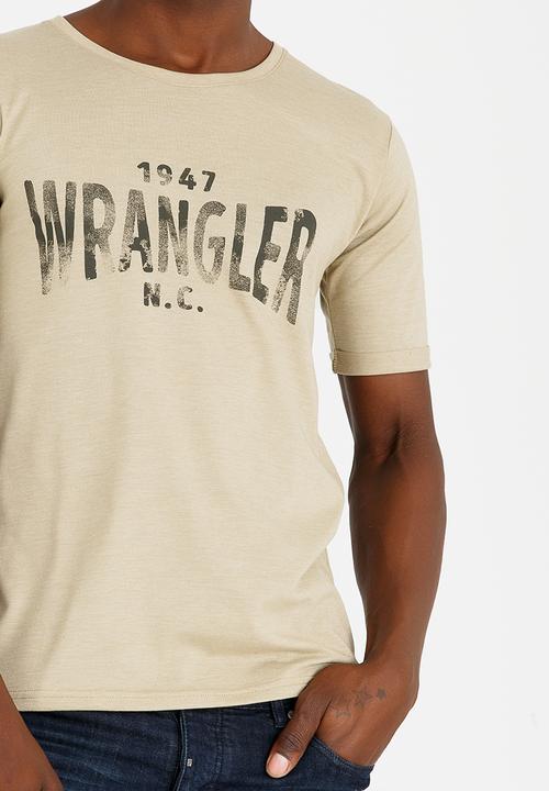 Wrangler - Pucker Up Crew Neck Tee Khaki Green
