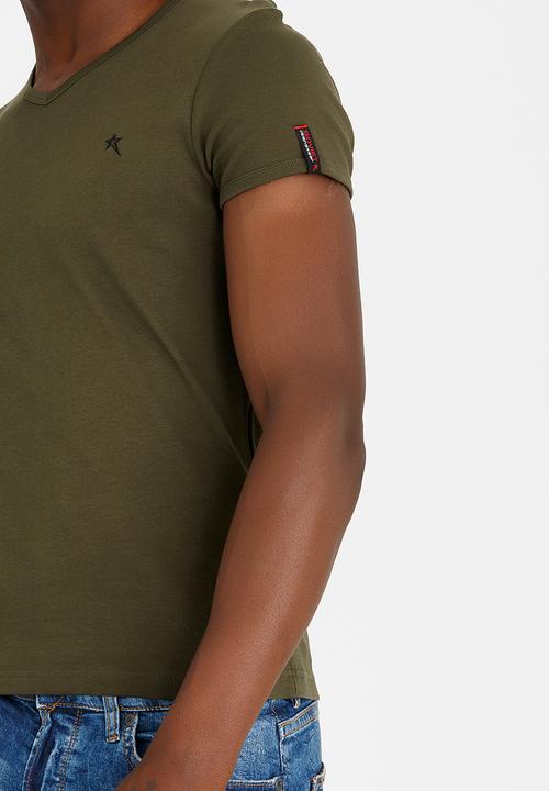 SOVIET - Bolt Evo Muscle Tee Khaki Green