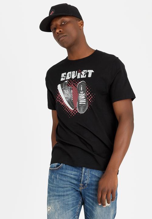 SOVIET - Benefica Crew Neck Logo Tee Black