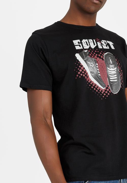 SOVIET - Benefica Crew Neck Logo Tee Black