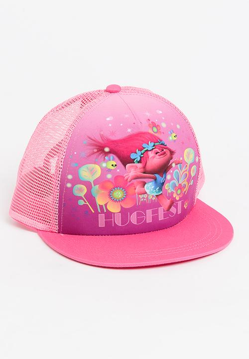 Character Fashion - Trolls Trucker Cap Dark Pink