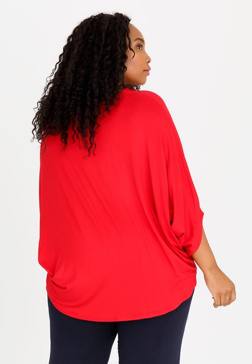 Polkadot - Carla Top Red