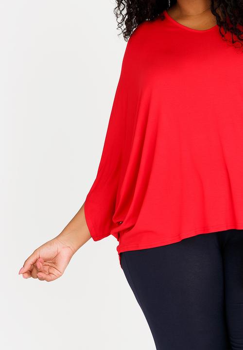 Polkadot - Carla Top Red
