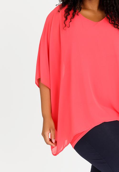 Polkadot - Butterfly Top Coral