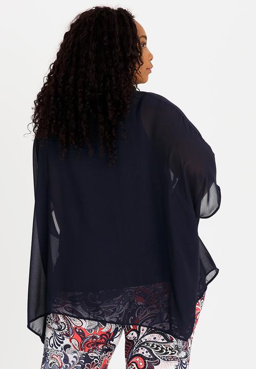 Polkadot - Butterfly Top Navy