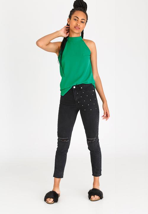c(inch) - Open Back Top Green