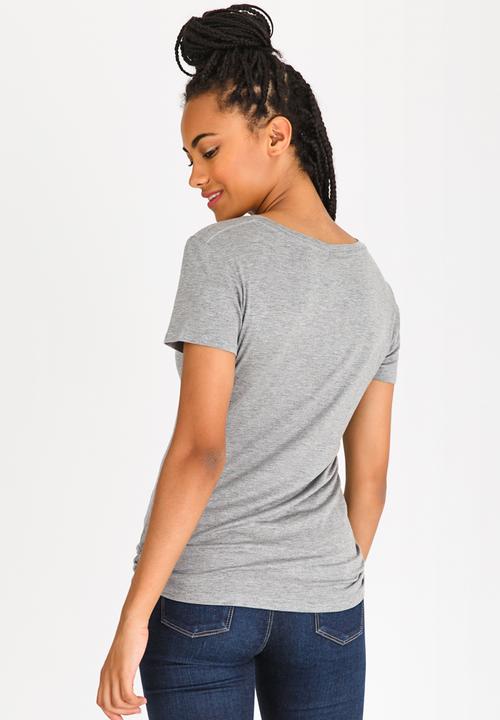 JEEP - Short Sleeve Printed Tee Grey