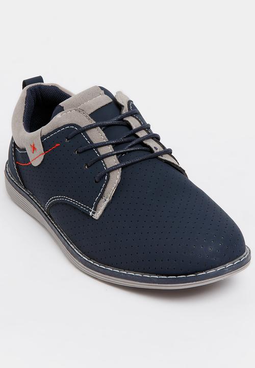 Jumbo - 2 Tone Boys Shoe Navy