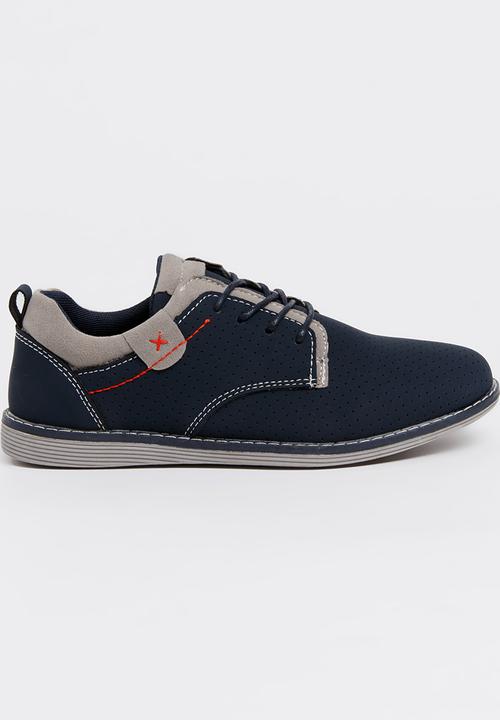 Jumbo - 2 Tone Boys Shoe Navy