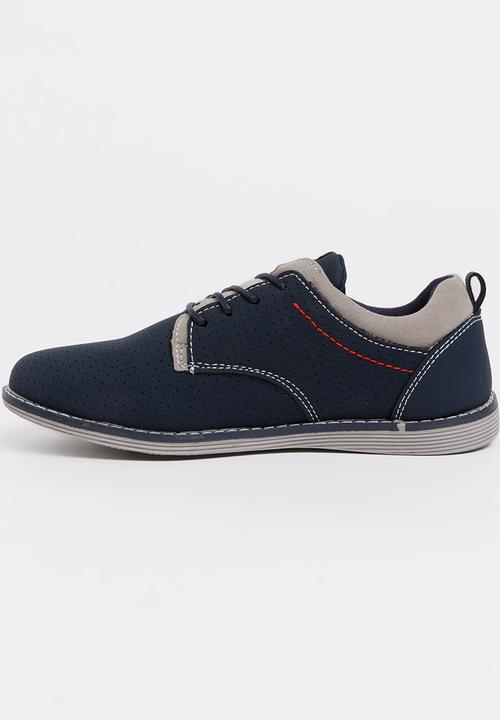 Jumbo - 2 Tone Boys Shoe Navy