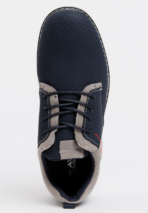 Jumbo - 2 Tone Boys Shoe Navy