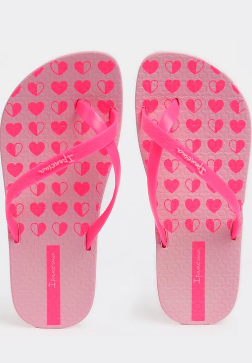 Ipanema - Ipanema Charme Printed Flip FLop Dark Pink
