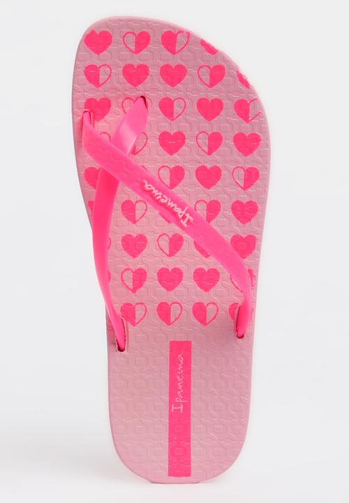 Ipanema - Ipanema Charme Printed Flip FLop Dark Pink