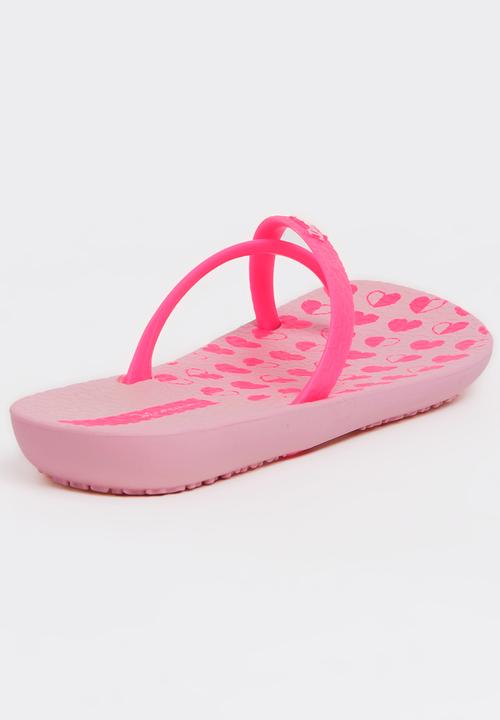 Ipanema - Ipanema Charme Printed Flip FLop Dark Pink