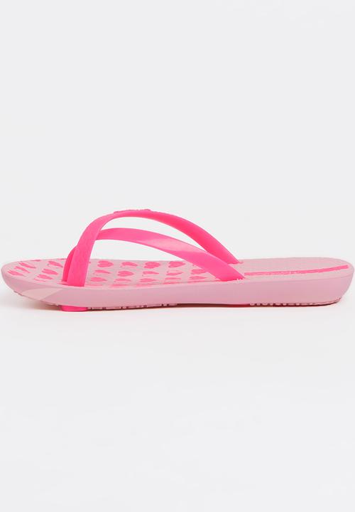 Ipanema - Ipanema Charme Printed Flip FLop Dark Pink