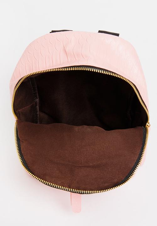 Pop Candy - Girls Pu  Backpack Pale Pink