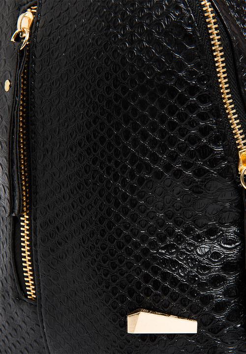 Pop Candy - Girls Pu  Backpack Black