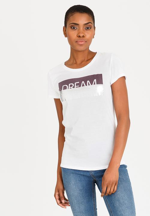 ONLY Play - Maria Fitted Short Sleeve Tee White