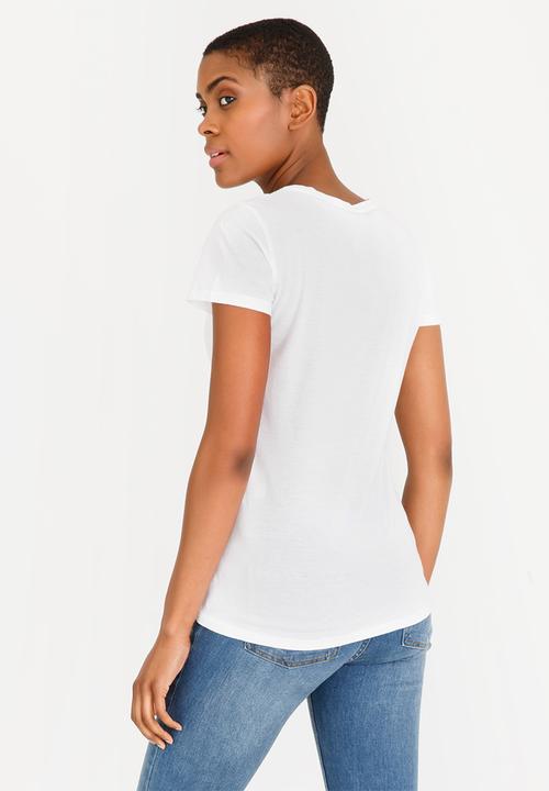 ONLY Play - Maria Fitted Short Sleeve Tee White