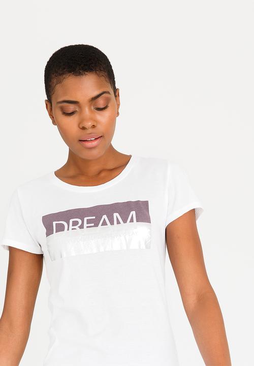 ONLY Play - Maria Fitted Short Sleeve Tee White