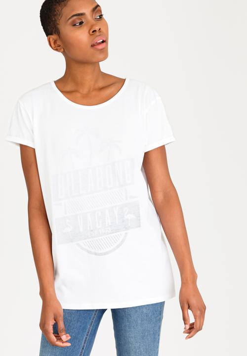 Billabong  - Vacay Box Fit Tee White