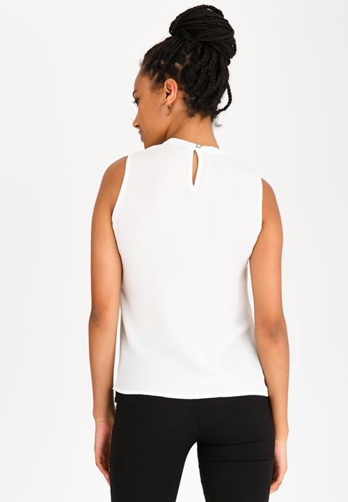 edit - Blouse with frills White