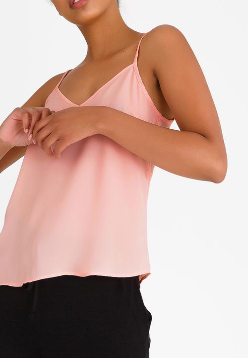 edit - Strappy Top with Adjustable Straps Mid Pink
