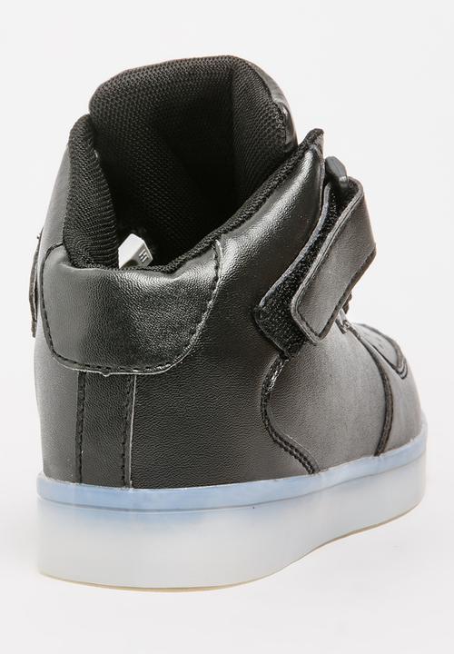 Pop Candy - Boys Light Up Sneaker Black