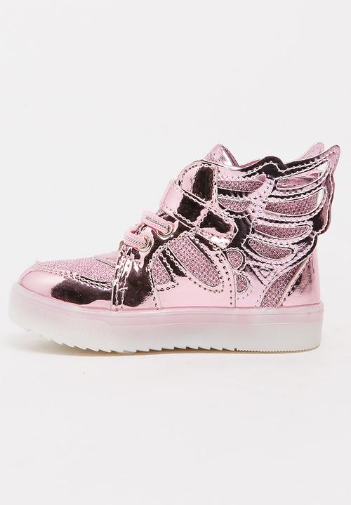 Pop Candy - Girls Light Up Sneaker Mid Pink