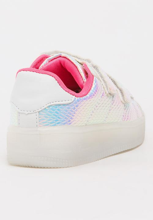 Pop Candy - Girls Light Up Sneaker Multi-colour