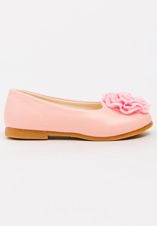 Pop Candy - Girls Flower Pump Pale Pink