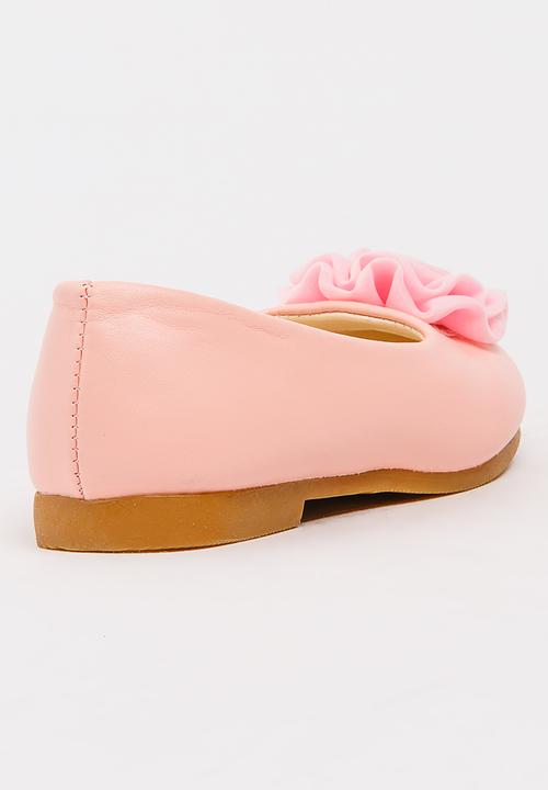 Pop Candy - Girls Flower Pump Pale Pink