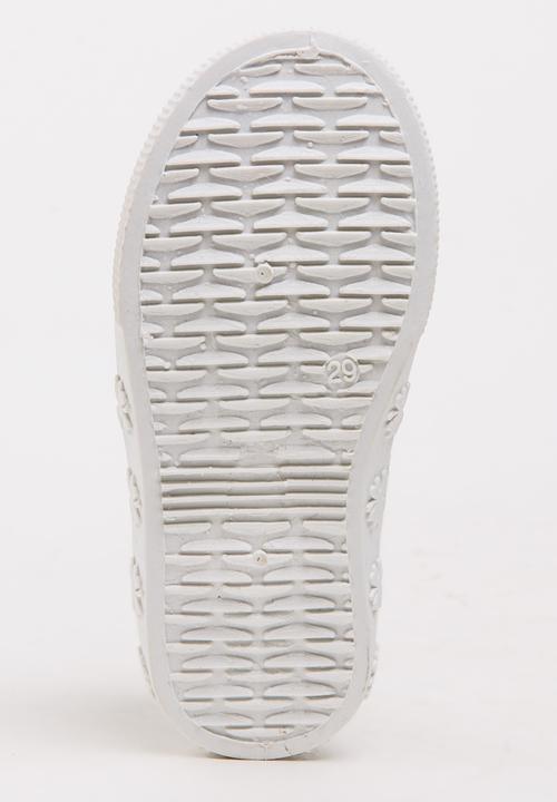 Pop Candy - Girls Stripe Slip On Sneaker Navy