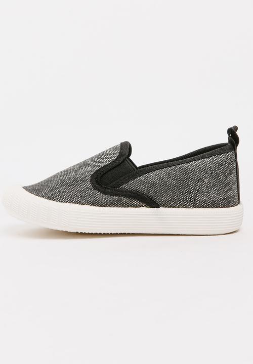 Pop Candy - Boys  Slip On Sneaker Black
