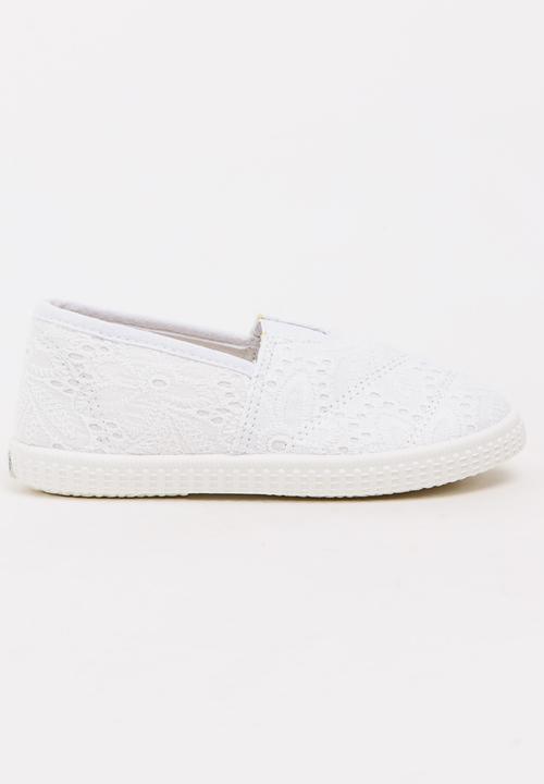 Pop Candy - Girls Slip On Sneaker White