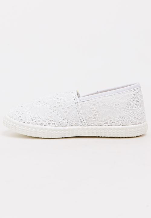 Pop Candy - Girls Slip On Sneaker White