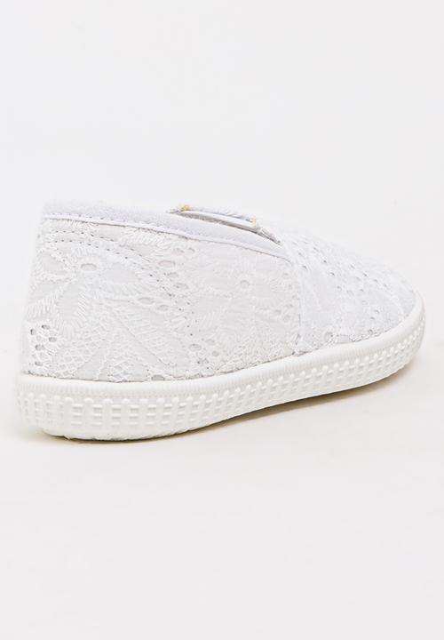 Pop Candy - Girls Slip On Sneaker White
