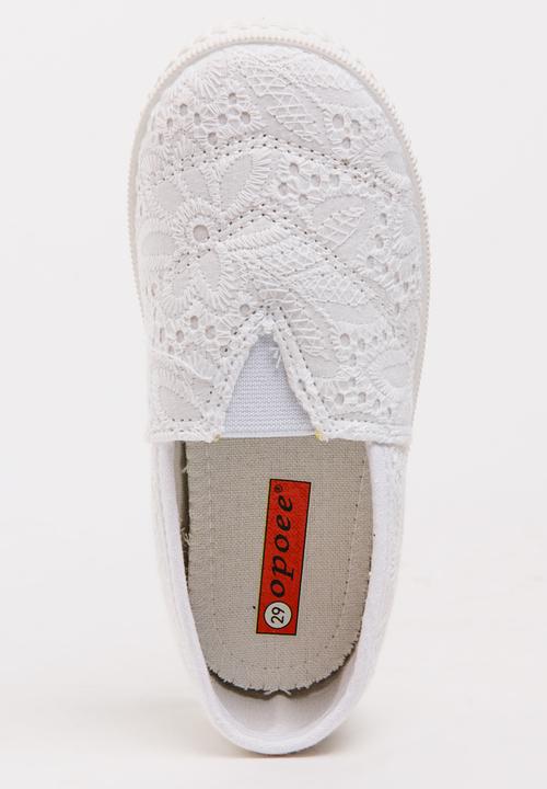 Pop Candy - Girls Slip On Sneaker White