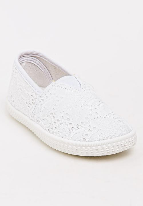 Pop Candy - Girls Slip On Sneaker White