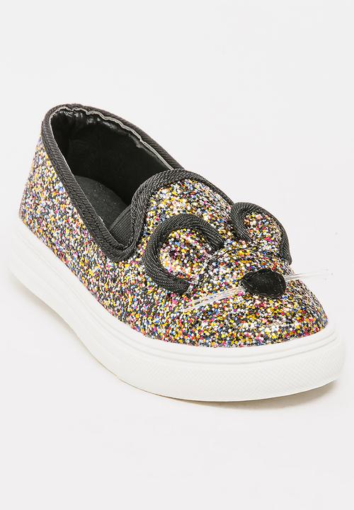 Pop Candy - Girls Glitter Sneaker Multi-colour