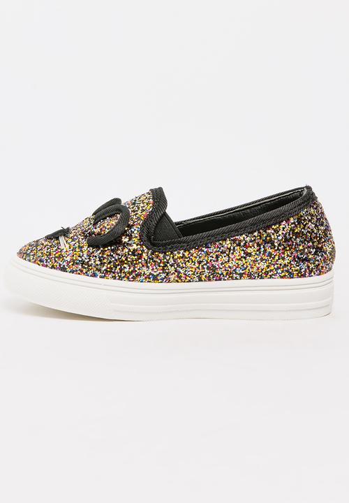 Pop Candy - Girls Glitter Sneaker Multi-colour