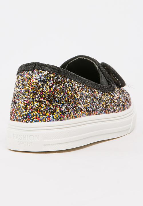 Pop Candy - Girls Glitter Sneaker Multi-colour
