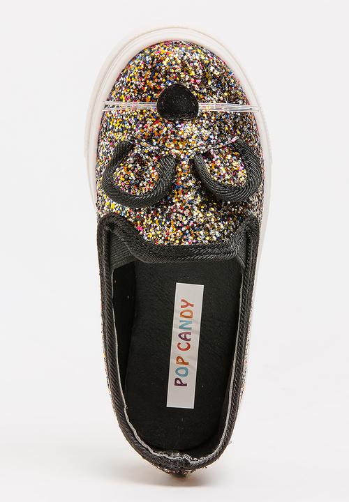 Pop Candy - Girls Glitter Sneaker Multi-colour