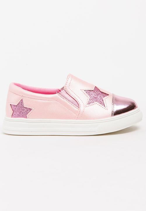 Pop Candy - Printed Slip On Sneaker Mid Pink