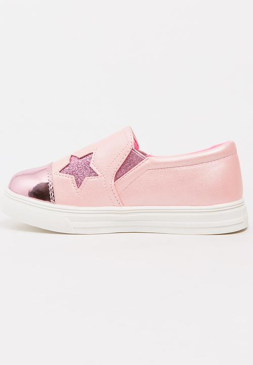 Pop Candy - Printed Slip On Sneaker Mid Pink