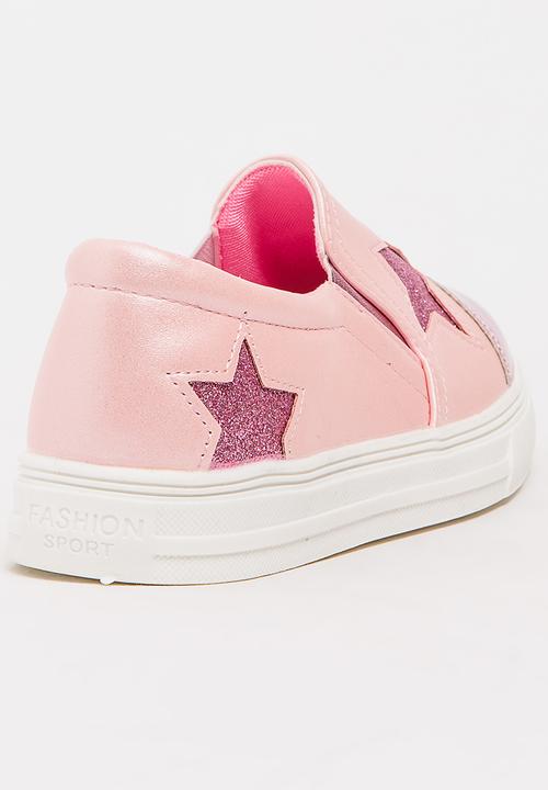 Pop Candy - Printed Slip On Sneaker Mid Pink