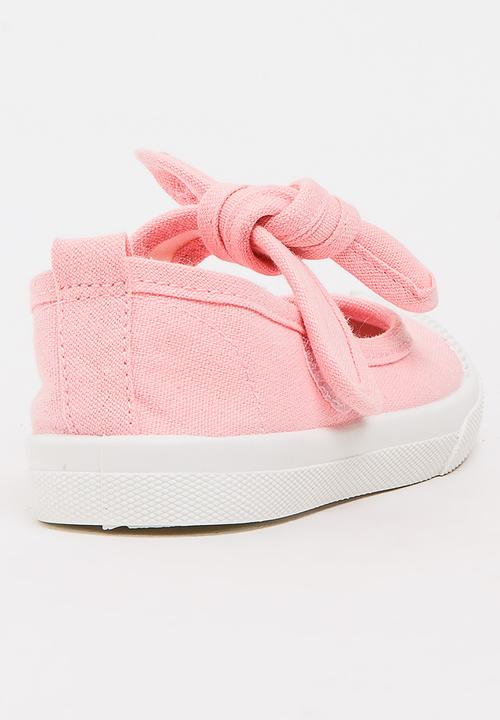 Pop Candy - Girls Bow Pump Mid Pink