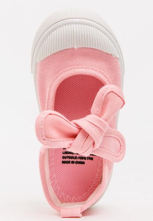 Pop Candy - Girls Bow Pump Mid Pink
