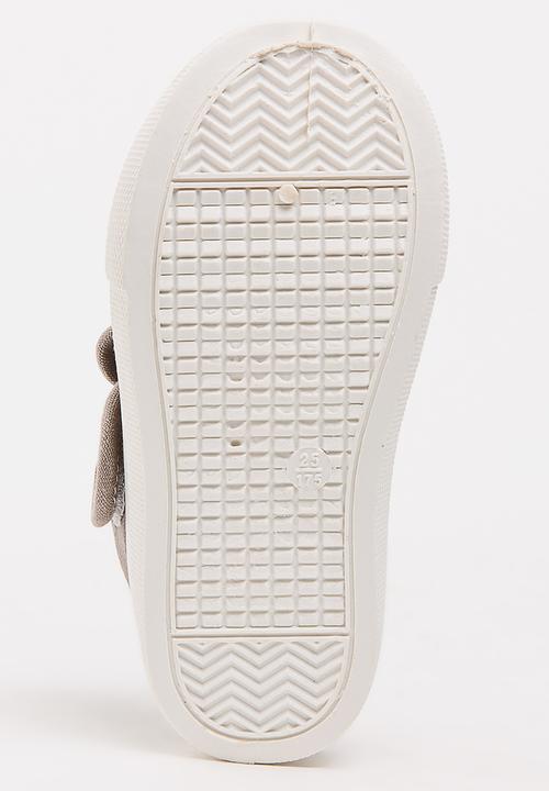 Pop Candy - Girls Bow Pump Grey