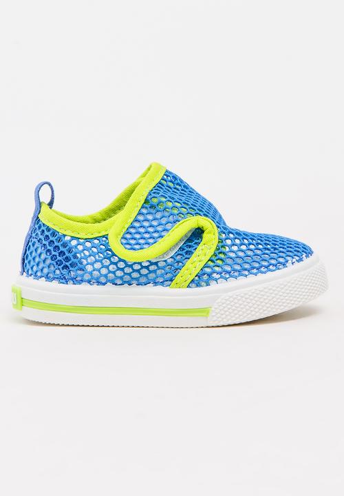 Pop Candy - Boys Mesh Sneaker Mid Blue